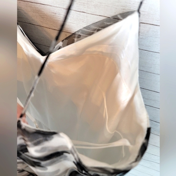 HAILEY by ADRIANNA PAPPELL FLORAL BEADED DROP WAIST MAXI DRESS, SZ 6 - Picture 5 of 15